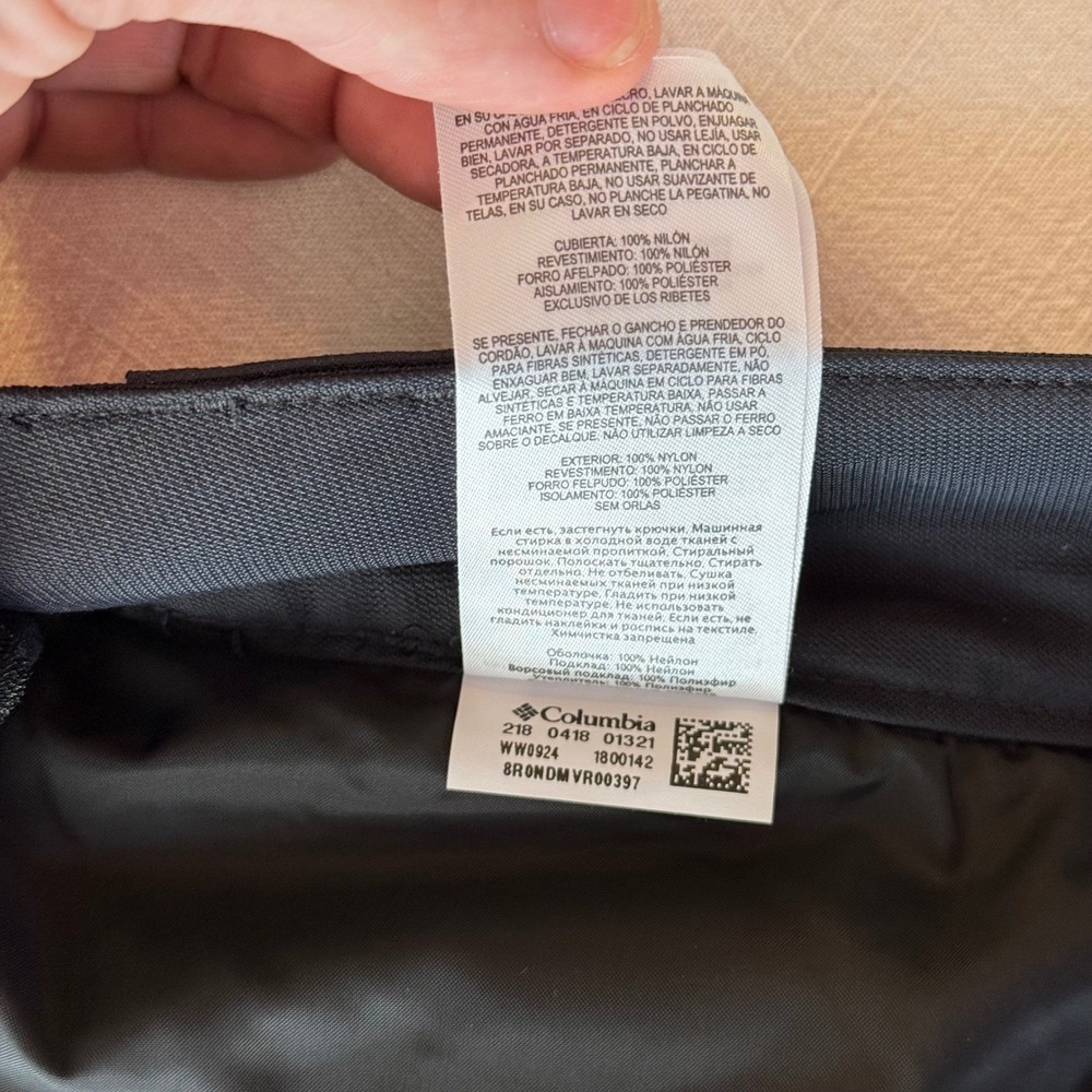 Columbia Bugaboo II Omni-Tech Waterproof Snow Pants Womens 3X Black - Picture 4 of 16